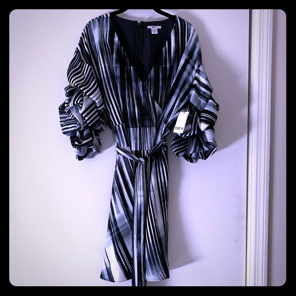 NWT Grey/Black/White Dress